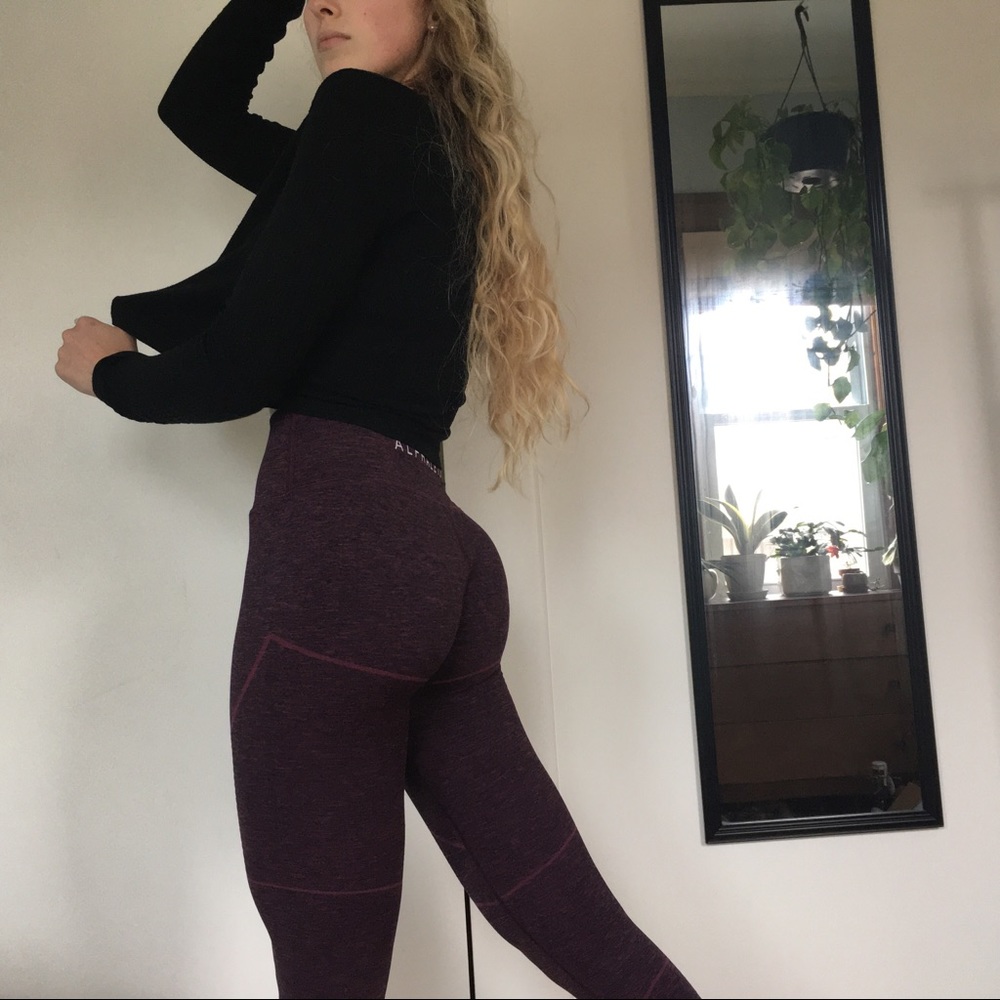 High waisted alphalete R6 legging